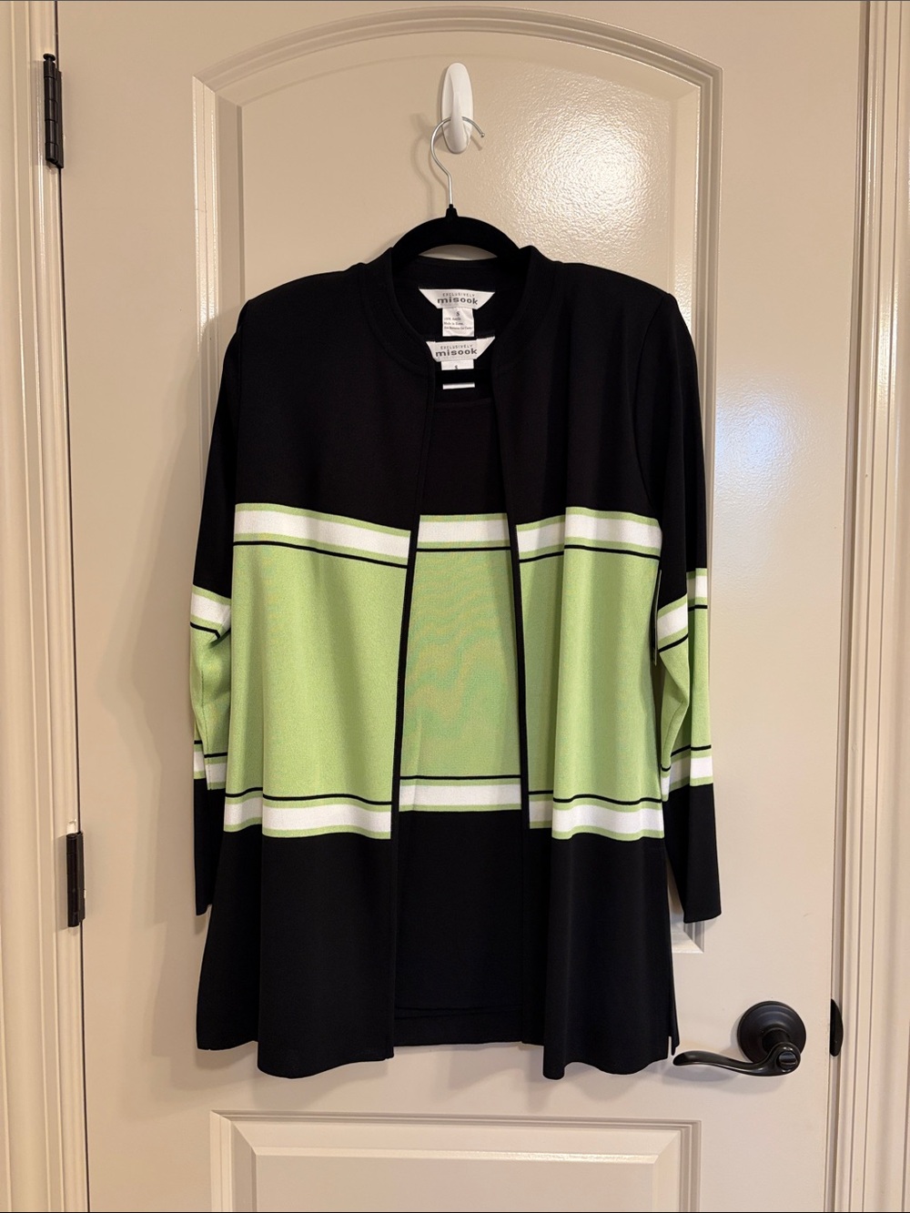 Vintage Exclusively Misook Deadstock NWT Cardigan Twin Set